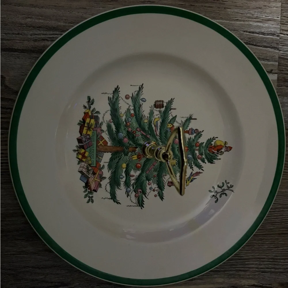 Spode Christmas Tree Serving Plate - Picture 3 of 9